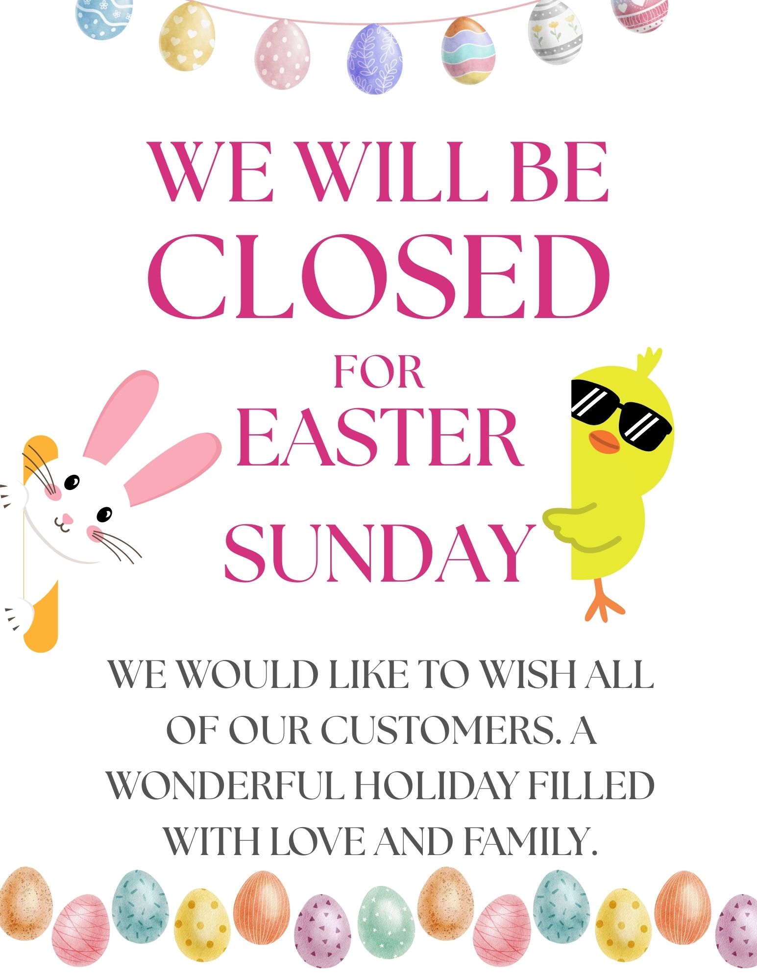 Closed for Easter 2025 1