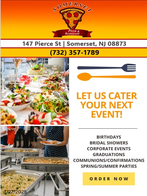 somerset pizza catering 